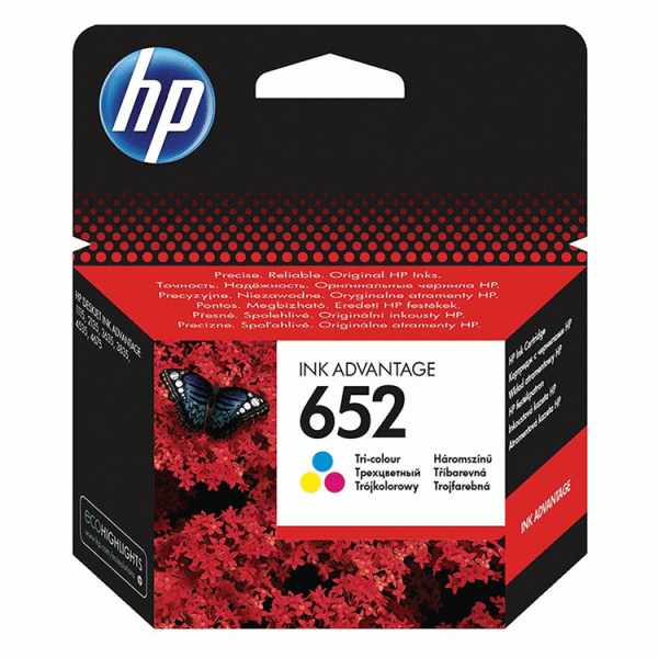 HP Μελάνι Inkjet No.652 Tri-colour