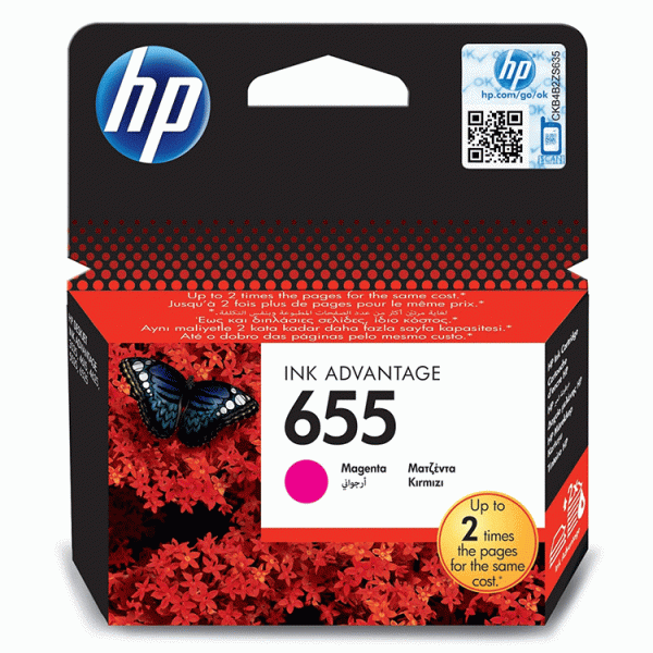 HP Μελάνι Inkjet No.655 Magenta