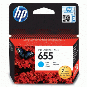 HP Μελάνι Inkjet No.655 Cyan